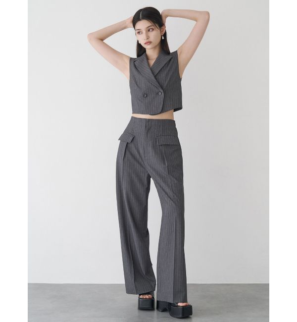 MURUA「パイピングポケットセンタープレスパンツ」|その他|