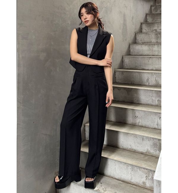 MURUA「パイピングポケットセンタープレスパンツ」|その他|