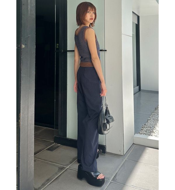 MURUA「パイピングポケットセンタープレスパンツ」|その他|