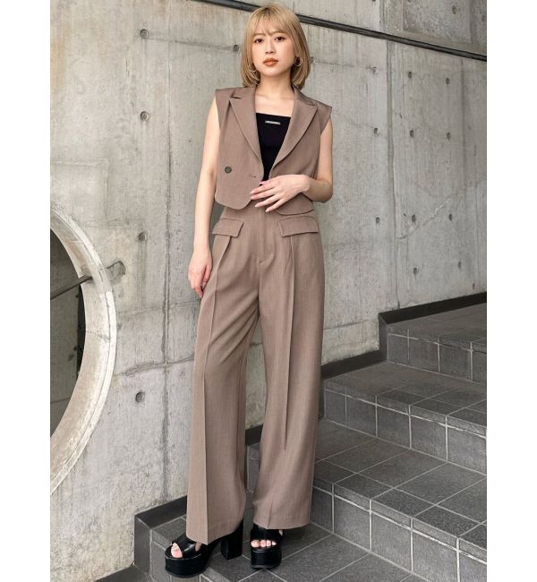 MURUA「パイピングポケットセンタープレスパンツ」|その他|