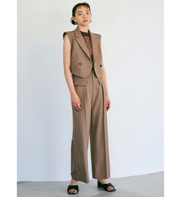 MURUA「パイピングポケットセンタープレスパンツ」|その他|