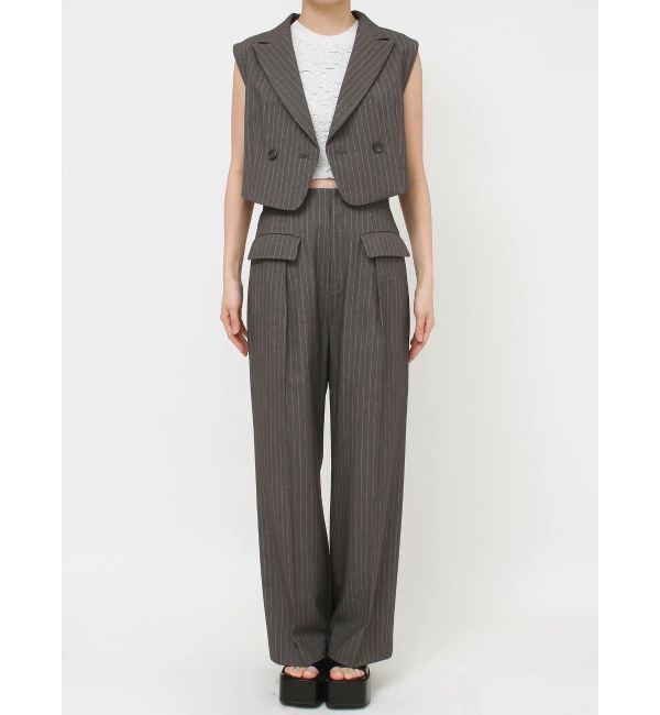 MURUA「パイピングポケットセンタープレスパンツ」|その他|