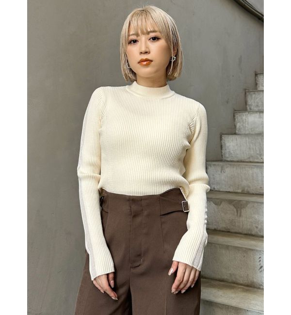 MURUA「シアーラインスリーブニット」|ニット・セーター|