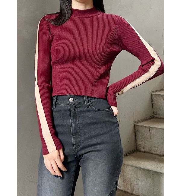 MURUA「シアーラインスリーブニット」|ニット・セーター|