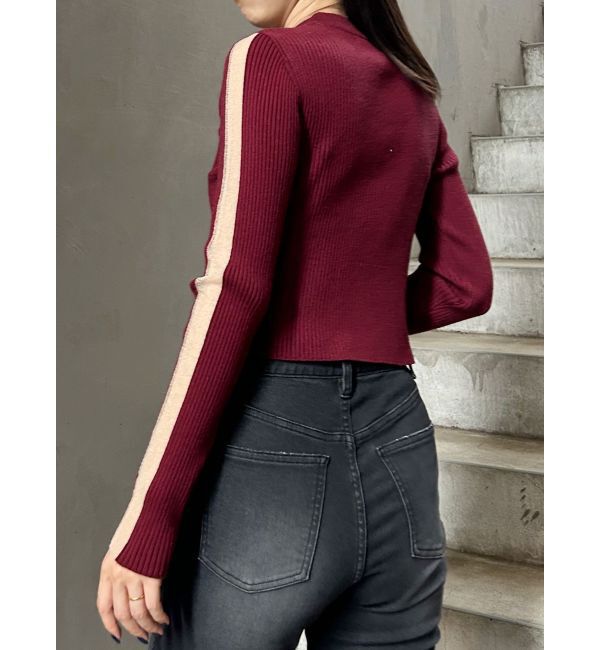 MURUA「シアーラインスリーブニット」|ニット・セーター|