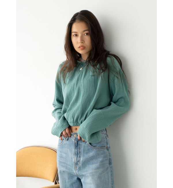 Ungrid「ショート丈ブラウス」|シャツ・ブラウス|