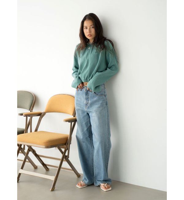 Ungrid「ショート丈ブラウス」|シャツ・ブラウス|