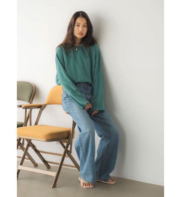 Ungrid「ショート丈ブラウス」|シャツ・ブラウス|