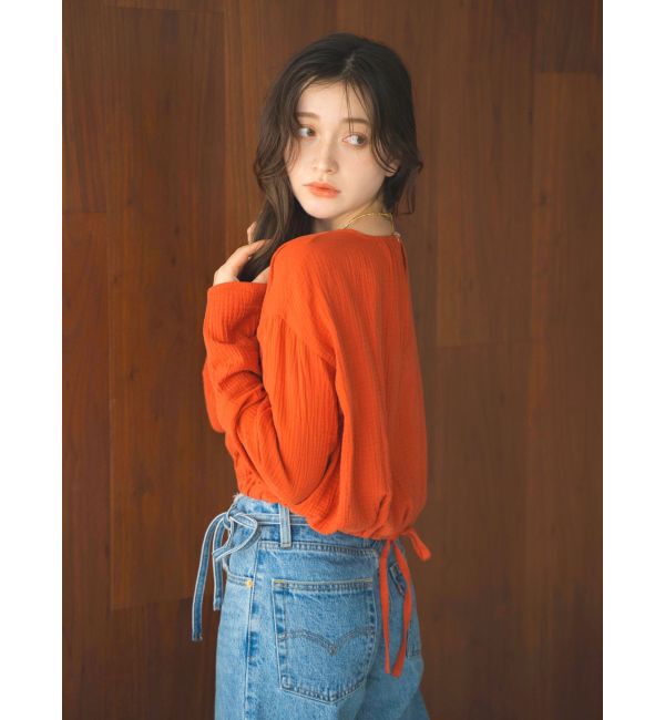 Ungrid「ショート丈ブラウス」|シャツ・ブラウス|