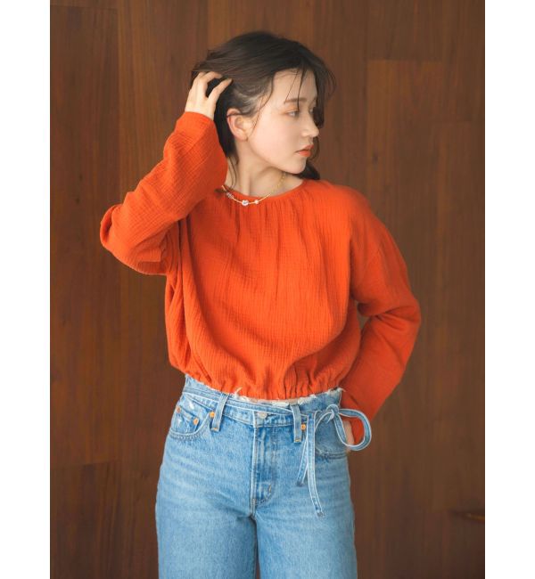 Ungrid「ショート丈ブラウス」|シャツ・ブラウス|