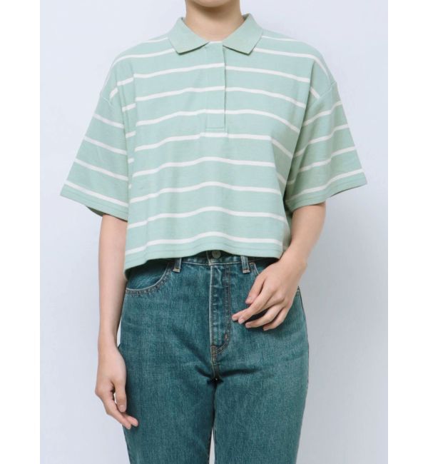 Ungrid「ワイドデザインポロシャツ」|ポロシャツ|