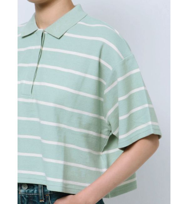 Ungrid「ワイドデザインポロシャツ」|ポロシャツ|