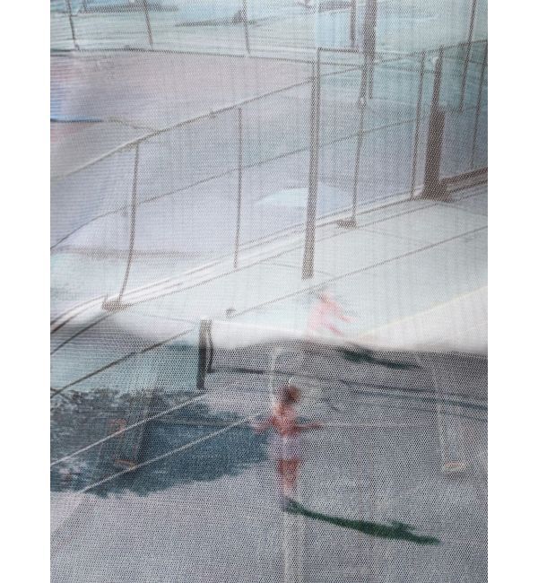 Ungrid「シアープリントチュールロングスリーブTee」|Tシャツ・カットソー|