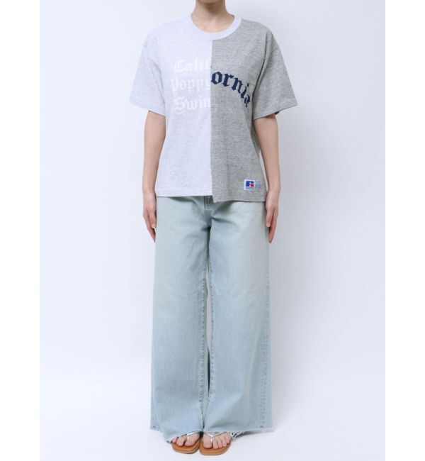 Ungrid「RUSSELL別注 リメイクロゴTee」|Tシャツ・カットソー|