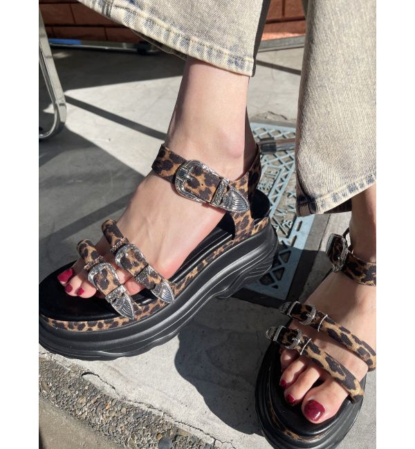 EVRIS「バックルモチーフスニーカーサンダル」|サンダル|