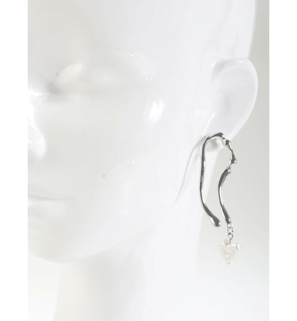 EVRIS「PEARL HEART MOTIFピアス」|ピアス|