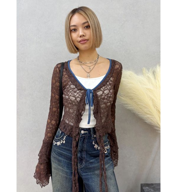 EVRIS「レースグランジデザイントップス」|Tシャツ・カットソー|