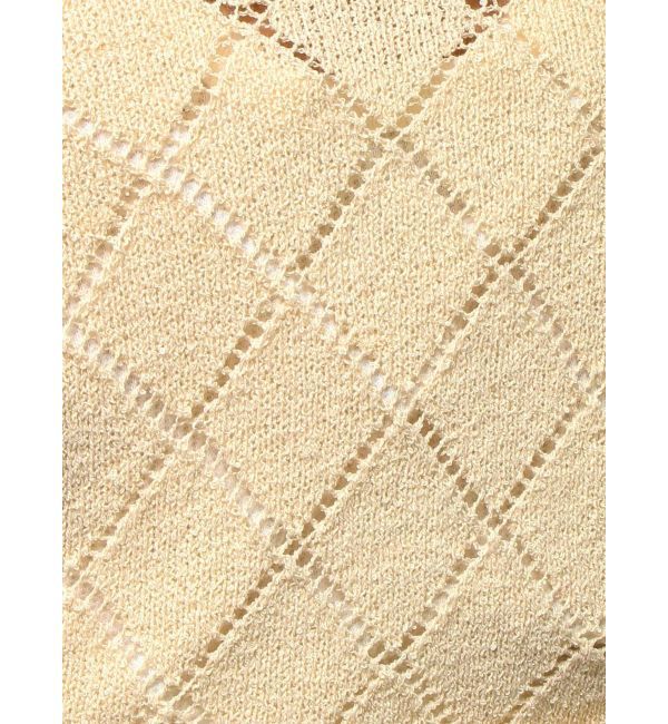 jouetie「2wayレースアップクロップドニット」|ニット・セーター|