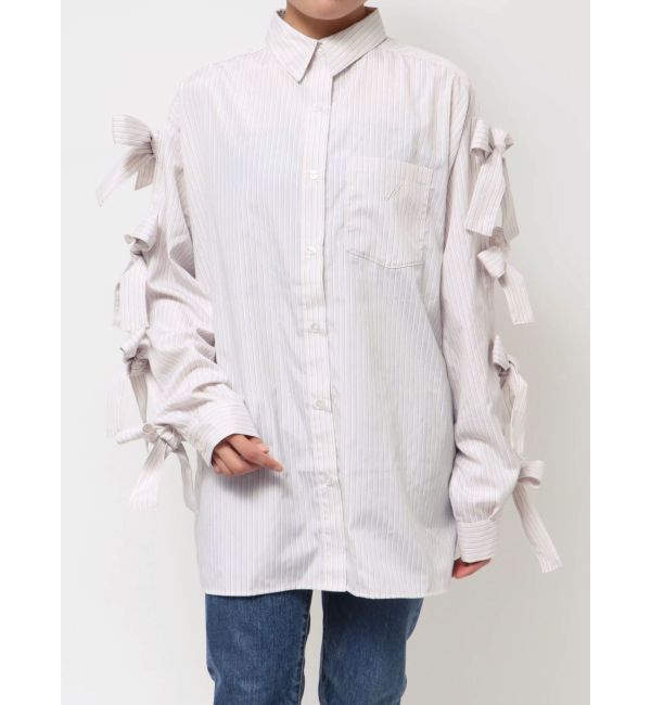 jouetie「リボンスリーブBIGシャツ」|シャツ・ブラウス|