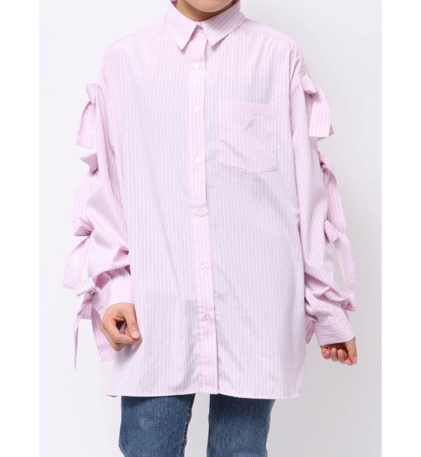 jouetie「リボンスリーブBIGシャツ」|シャツ・ブラウス|