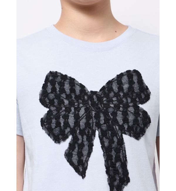 jouetie「リボンドッキングTシャツ」|Tシャツ・カットソー|