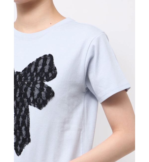 jouetie「リボンドッキングTシャツ」|Tシャツ・カットソー|