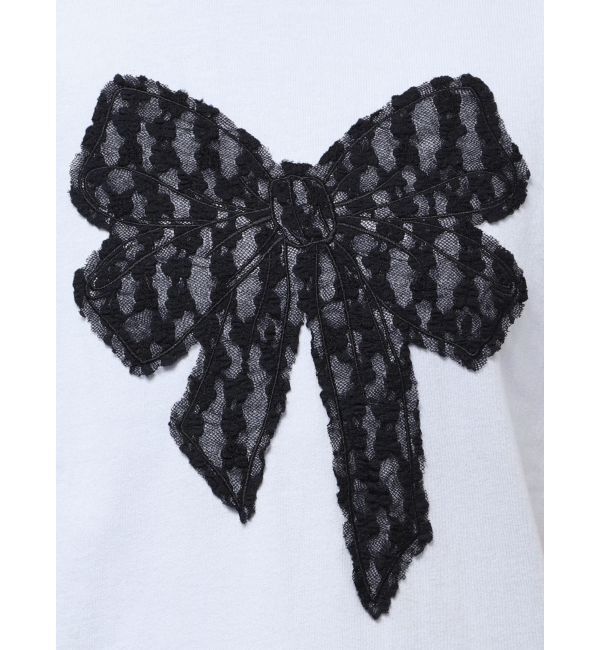 jouetie「リボンドッキングTシャツ」|Tシャツ・カットソー|