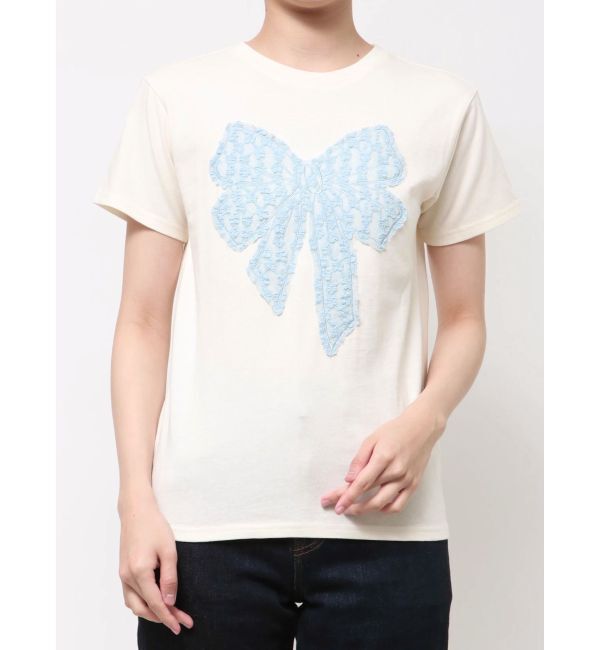 jouetie「リボンドッキングTシャツ」|Tシャツ・カットソー|