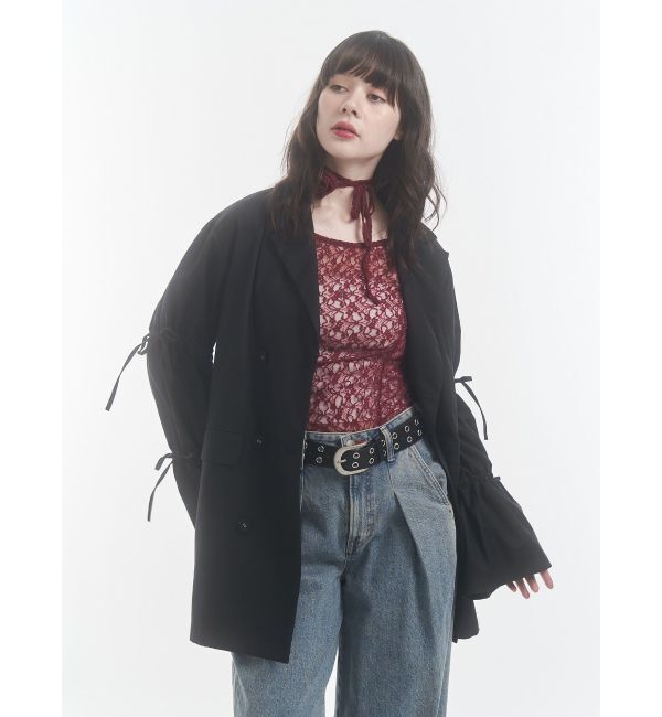 jouetie「レースギャザートップス」|Tシャツ・カットソー|