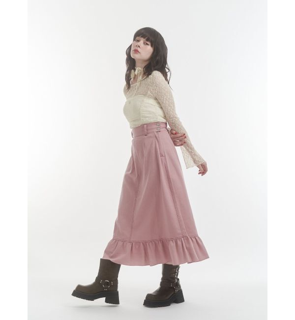 jouetie「レースギャザートップス」|Tシャツ・カットソー|