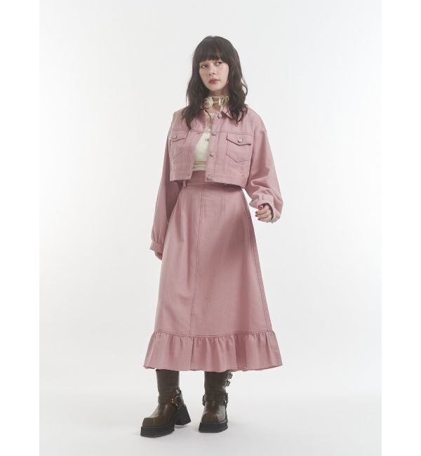 jouetie「レースギャザートップス」|Tシャツ・カットソー|