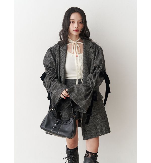 jouetie「レースドッキングニット」|ニット・セーター|