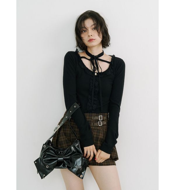 jouetie「レースドッキングニット」|ニット・セーター|