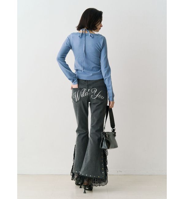 jouetie「レースドッキングニット」|ニット・セーター|