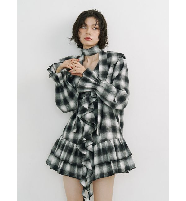 jouetie「ラッフルフリルネルチュニック」|ワンピース|