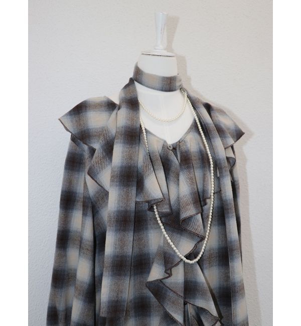 jouetie「ラッフルフリルネルチュニック」|ワンピース|