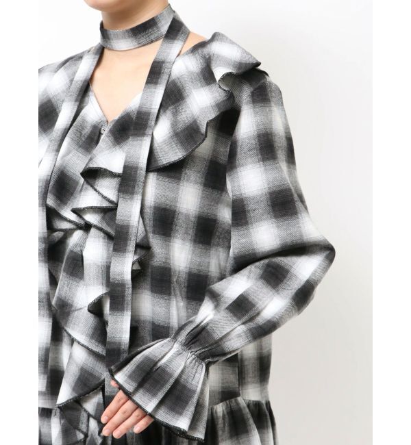 jouetie「ラッフルフリルネルチュニック」|ワンピース|