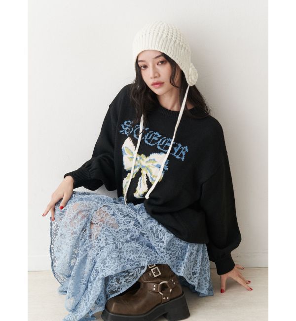 jouetie「クロシェライクフラワーモチーフビーニー」|その他|