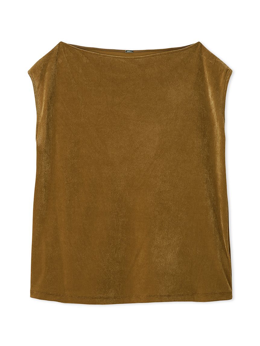 Mila Owen「ボートネックフロッキーベロアプルオーバー」|Tシャツ・カットソー|