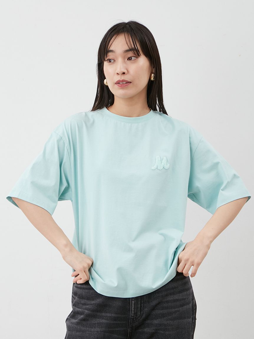 Mila Owen「Mロゴ2サイズハイラインTシャツ」|Tシャツ・カットソー|