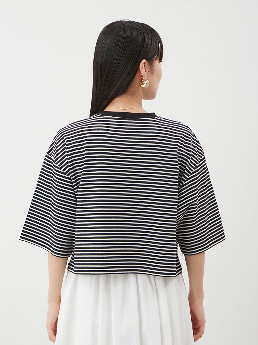 Mila Owen「Mロゴ2サイズハイラインTシャツ」|Tシャツ・カットソー|