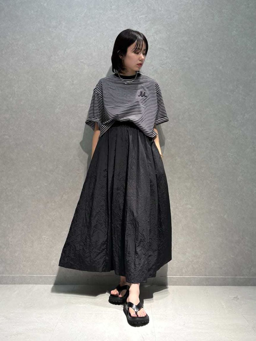 Mila Owen「Mロゴ2サイズハイラインTシャツ」|Tシャツ・カットソー|