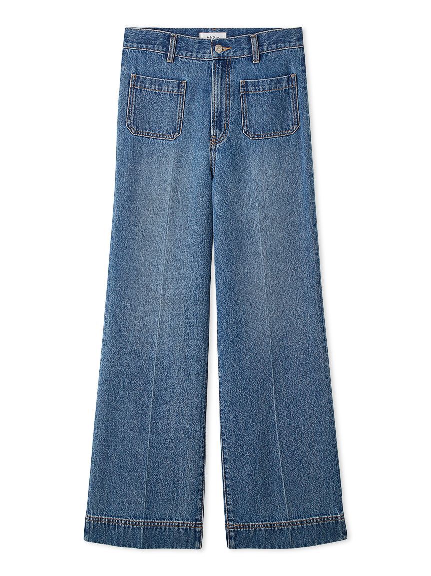 Mila Owen「パッチポケットデザインシガレットデニムパンツ」|デニム|