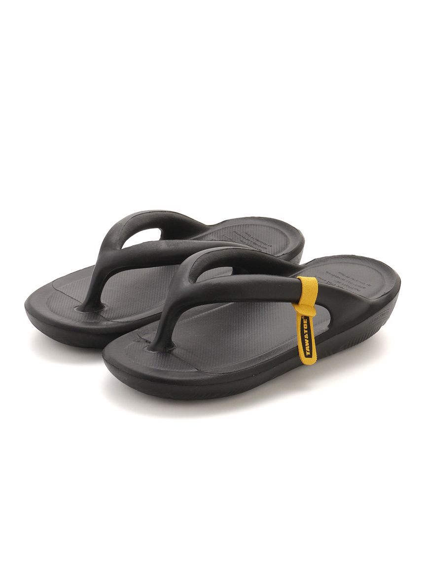 emmi「【TAW&TOE】ZEROVITY Flip Flop OG」|サンダル|BLK