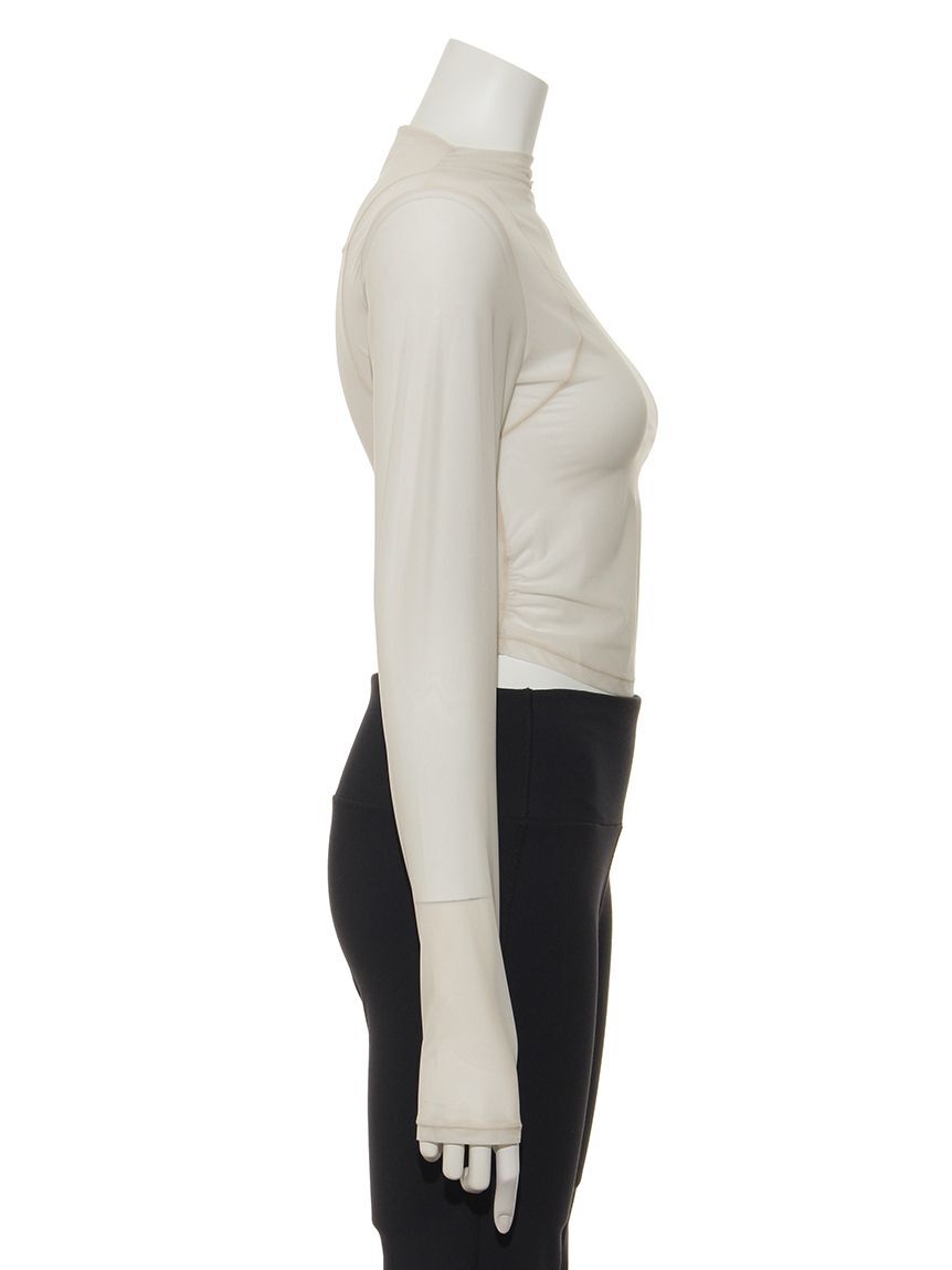 NIKE「【NIKE】ウィメンズ Dri-FIT ロングスリーブ シアー トップ」|Tシャツ・カットソー|