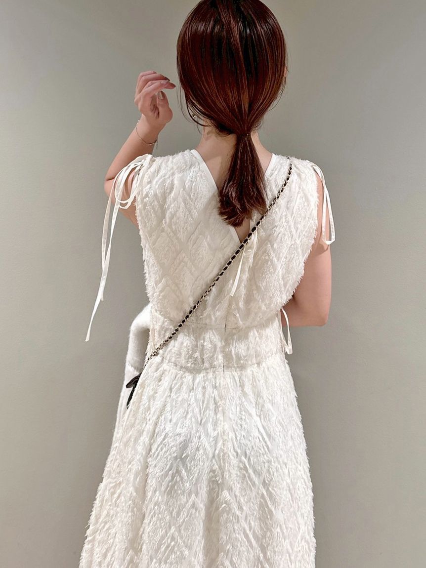 SNIDEL「【00サイズあり】ジャガードドロストディティールワンピース」|ワンピース|