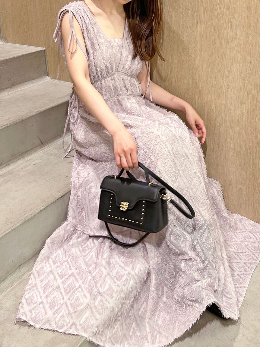 SNIDEL「【00サイズあり】ジャガードドロストディティールワンピース」|ワンピース|