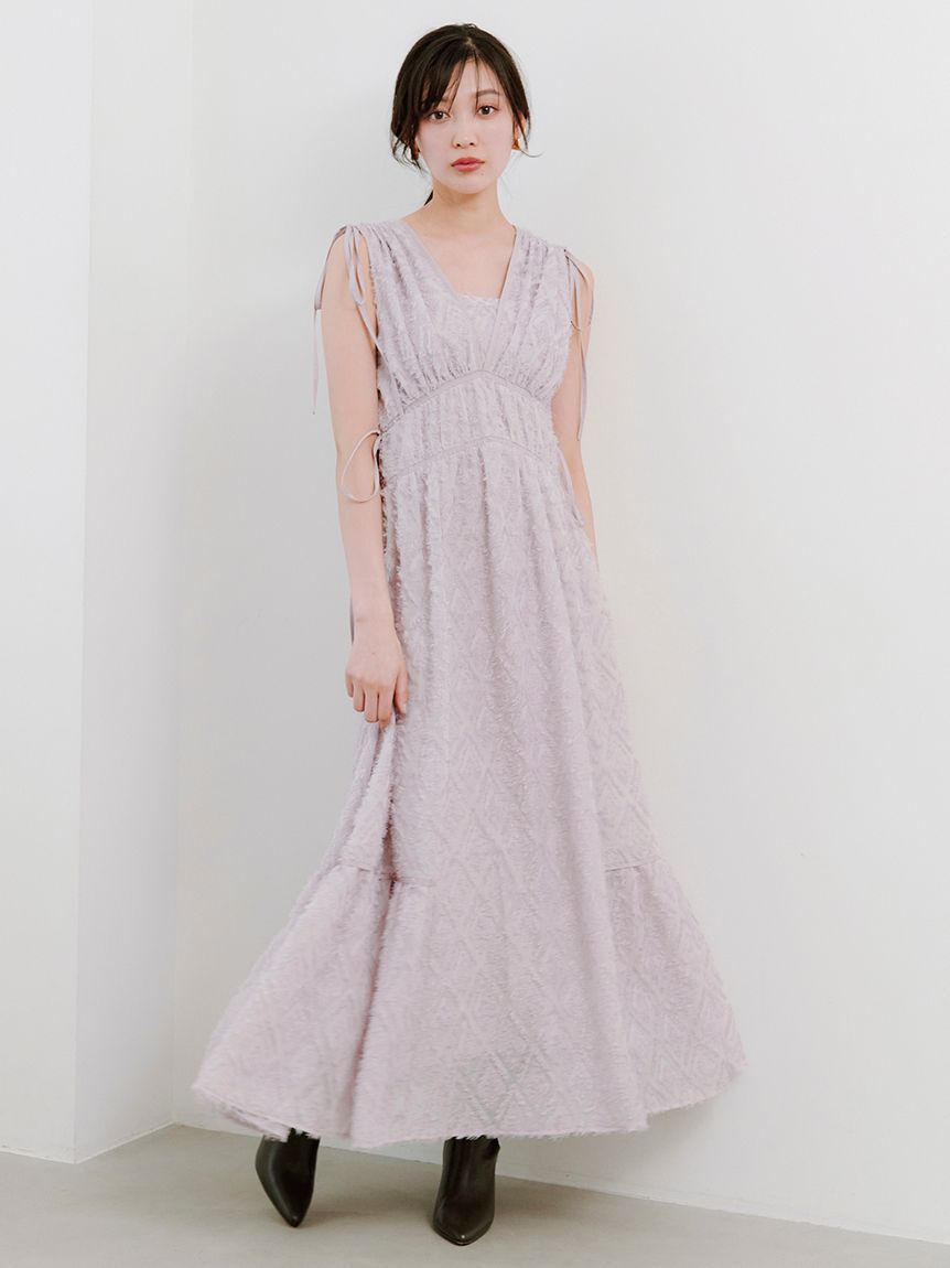 SNIDEL「【00サイズあり】ジャガードドロストディティールワンピース」|ワンピース|