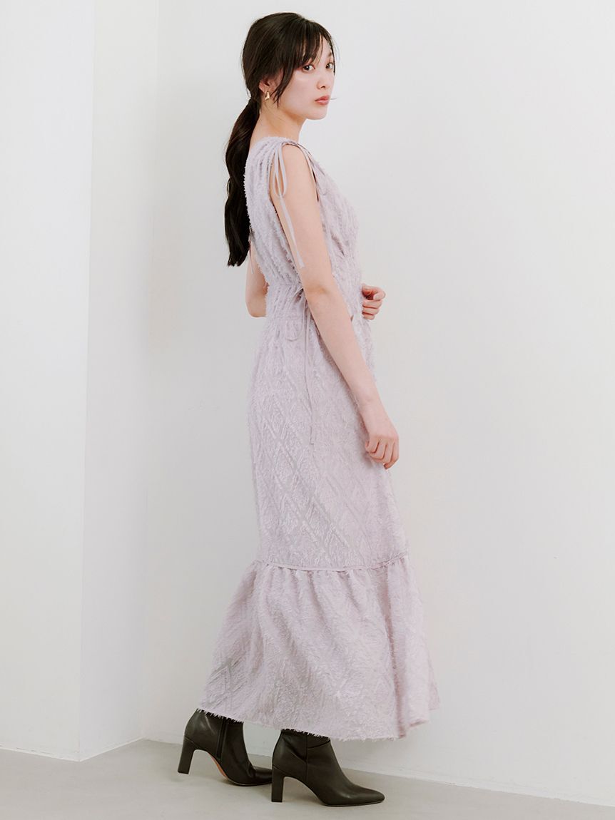 SNIDEL「【00サイズあり】ジャガードドロストディティールワンピース」|ワンピース|