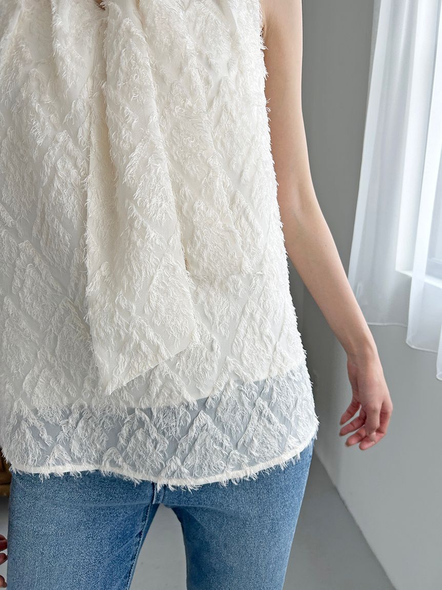 SNIDEL「ノースリボウタイブラウス」|シャツ・ブラウス|